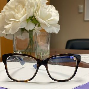 Gucci 0380 Glasses in Havana Blue